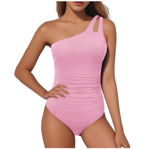 Eagokdc Women's One Piece Swimsuits Slimming Flattering Tummy Control