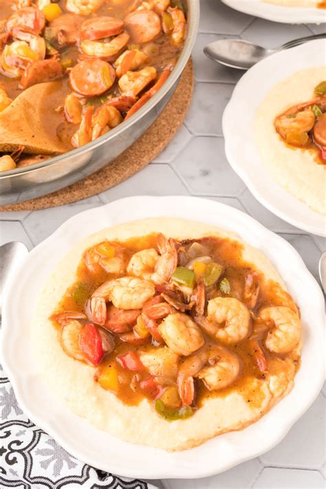 Carolina Shrimp and Grits - Love Bakes Good Cakes