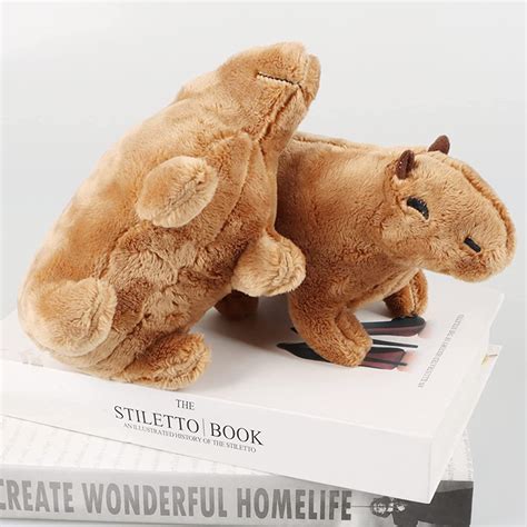 7 Inch Capybara Stuffed Animal Plush Toy, Realistic Capybara Plush