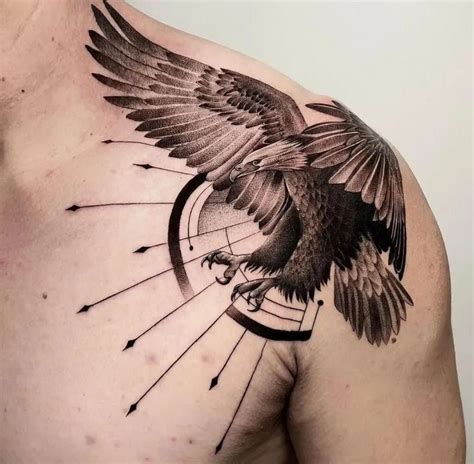 eagle shoulder tattoos  bald eagle tattoo designs  men american