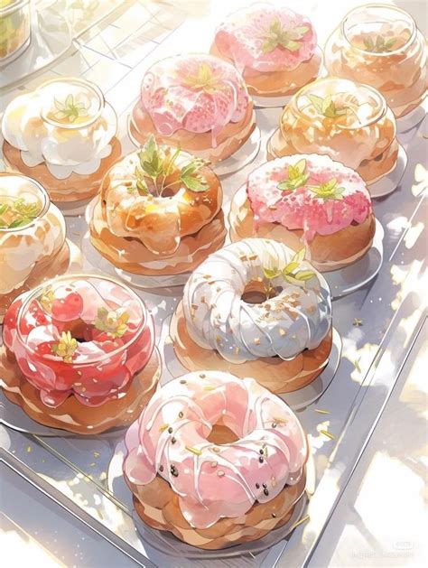cute food art  desserts