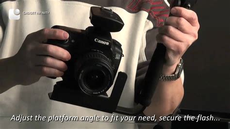 V5 working on flash bracket with rotating features - YouTube