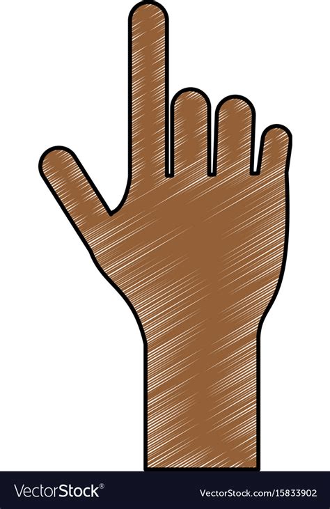 hand royalty  vector image vectorstock