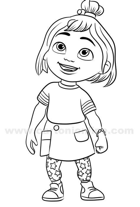 Ausmalbilder Lucy von Cocomelon