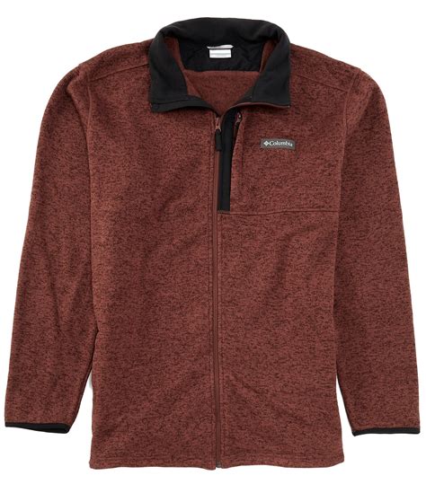 Columbia Big & Tall Long Sleeve Sweater Weather™ Fleece Jacket | Dillard's