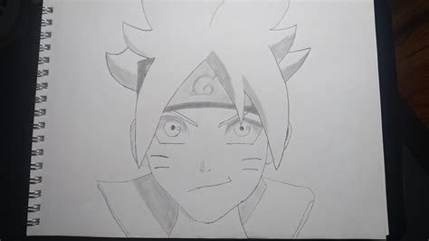 how to draw boruto 6
