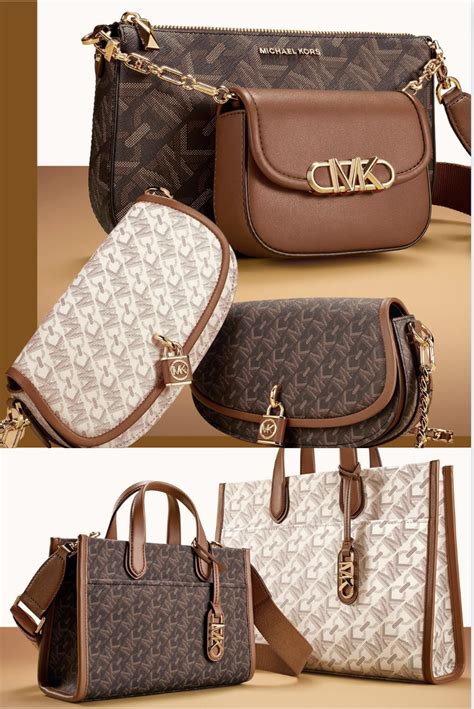 grace elizabeth shows   michael kors fall  empire print bags