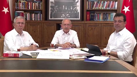 kilicdaroglu imamoglu ve mansur yavas ile yigitlerim diyerek video