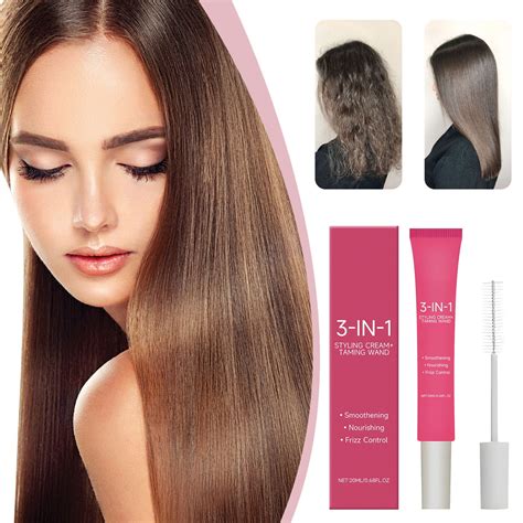 Styling Cream,Hair Cactus Fruit 3-In-1 Styling Cream & Taming Wand