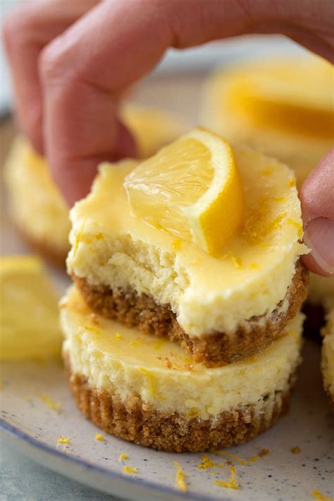 Mini Lemon Cheesecakes {w/ Graham Cracker Crust} | Life Made Simple