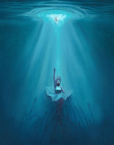 Drowning in Despair, Me (DissectionsNDragons), oil painting, 2023 : r/Art