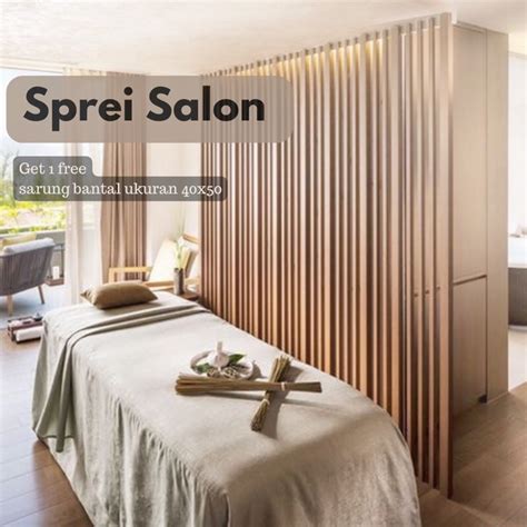 jual sprei salon klinik kecantikan sprei bed facial sprei rumbai sprei