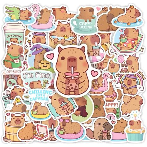 Adesivos De Capivara Para Imprimir - 7