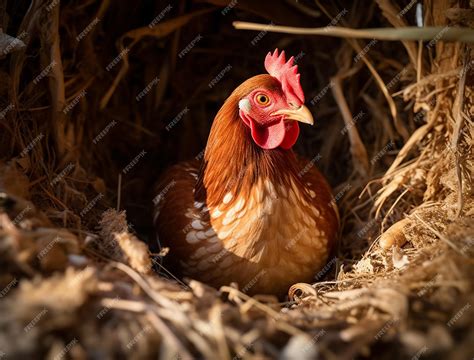 Premium AI Image | a photograph of rooster chicken hen