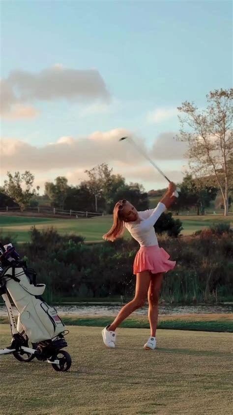 Meet Claire Hogle golf social media sensation who could be 'next Paige