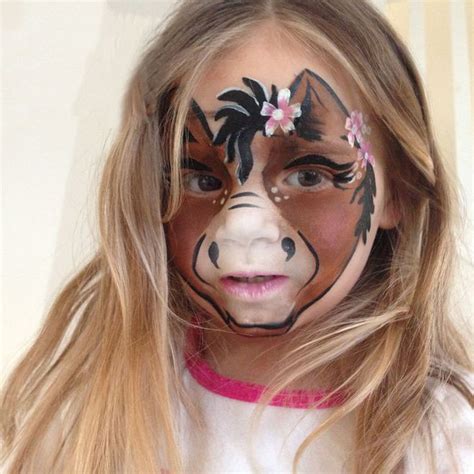 Аквагрим лошадь: Аквагрим, грим, конь Юлий face painting, make-up ...