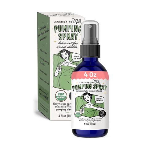 Amazon.com: Legendairy Milk Pumping Spray 4 oz., Helps Sore Nipples