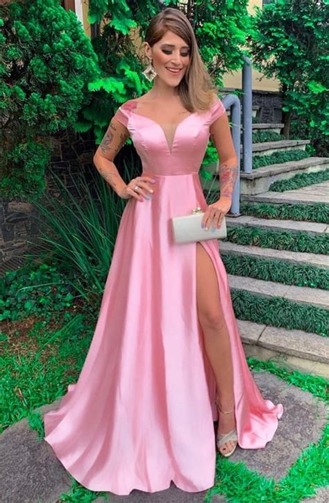 Vestido De Madrinha Rosa