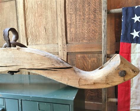 Antique Oxen Yoke, Antique Wooden Yoke, Wood OX Yoke, Primitive Decor ...