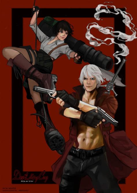 Lady and Dante - Commission done by Mika95B : r/DevilMayCry