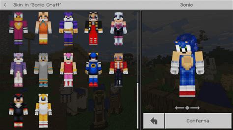 Sonic Craft Skin Pack - MC Skin Packs | minecrafts.us