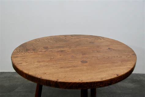 solid Elm wood table - Polyedre