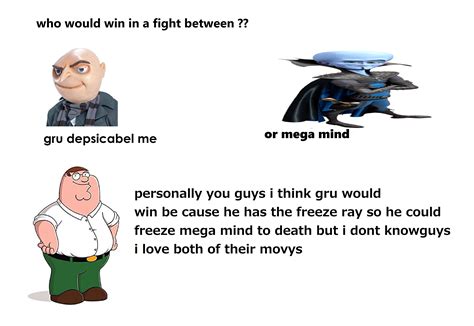 gru vs mega mind : r/okbuddyretard