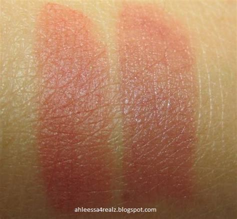 Here's a swatch of the MAC Powder Kiss Lipsticks I own on my hand from ...