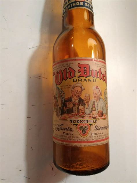 Findlay,Ohio-Krantz Brewing Co. Old Dutch WW ll labeled beer bottle