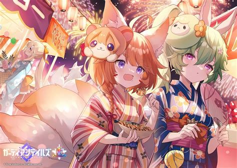 guardian tales wallpaper animasi gambar lucu gadis animasi