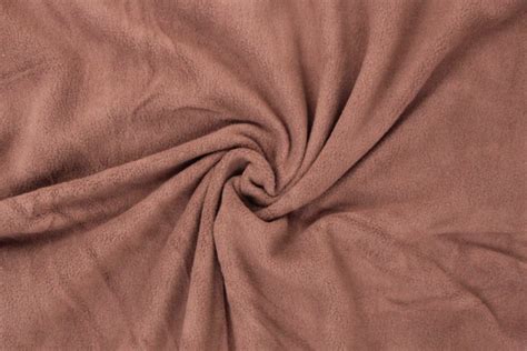 Cocoa Brown Plain Polar Fleece - Backstreet Bargains