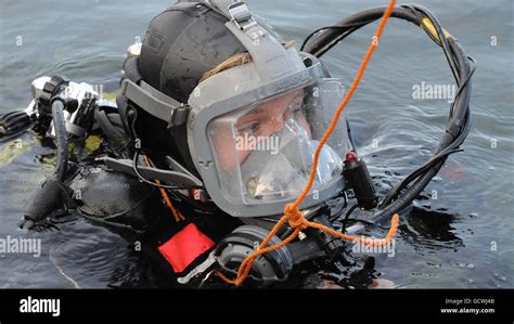 The Royal Navy's first female mine clearance diver Stock Photo ...