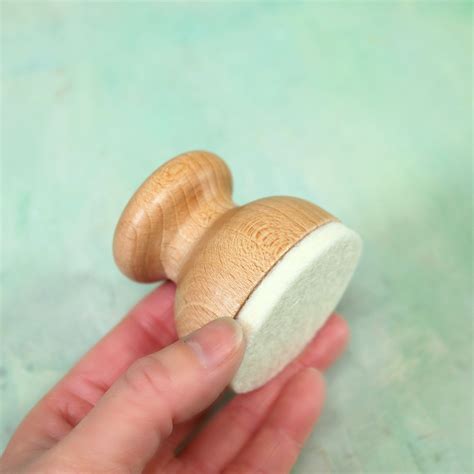 wooden baren  hand printing clever hands