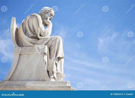 socrates statue stock photo image  classical archeology