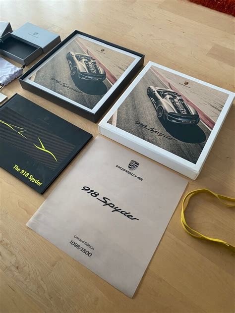 No Reserve Porsche 918 Spyder Delius-Klasing Factory Presentation Book ...