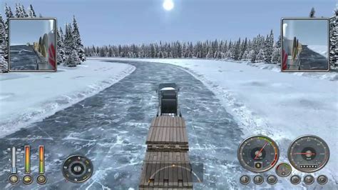 18 Wheels of Steel Extreme Trucker Ice Road TRUCK ACCIDENT ON ICE ROAD ...