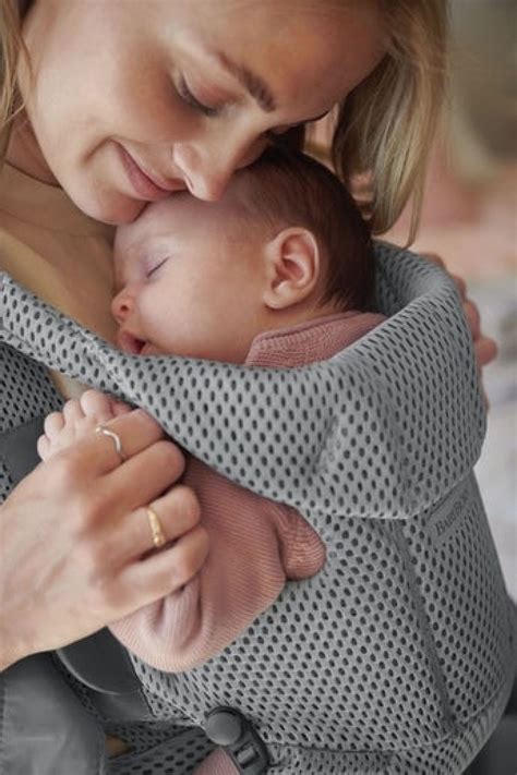 Marsupiu anatomic Move Grey 3D Mesh - BabyBjorn
