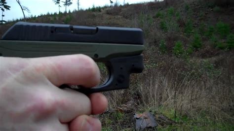 ruger lcp  pistol  crimson laser   range youtube