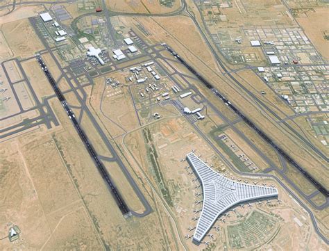 3D model Kuwait Airport 10km VR / AR / low-poly | CGTrader
