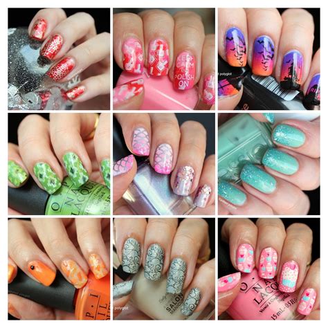 Nail Art │ 50+ Nail Art designs [Challenge Roundup] / Polished Polyglot