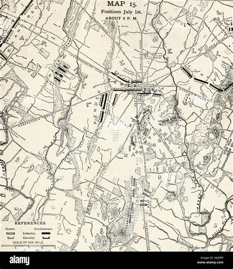 gettysburg map stock  gettysburg map stock images alamy