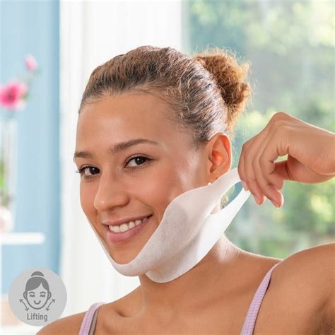 Zpevňující maska na dvojitou bradu - eshop.megapanda.cz