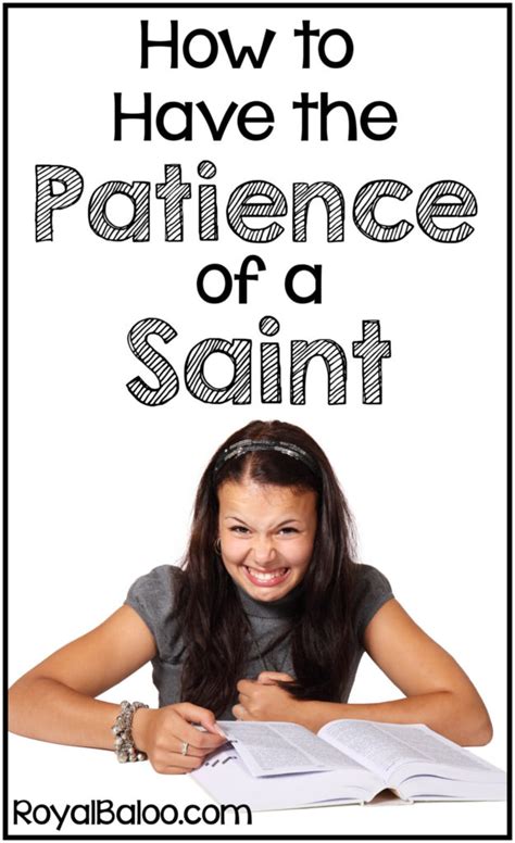 How to Have the Patience of a Saint → Royal Baloo