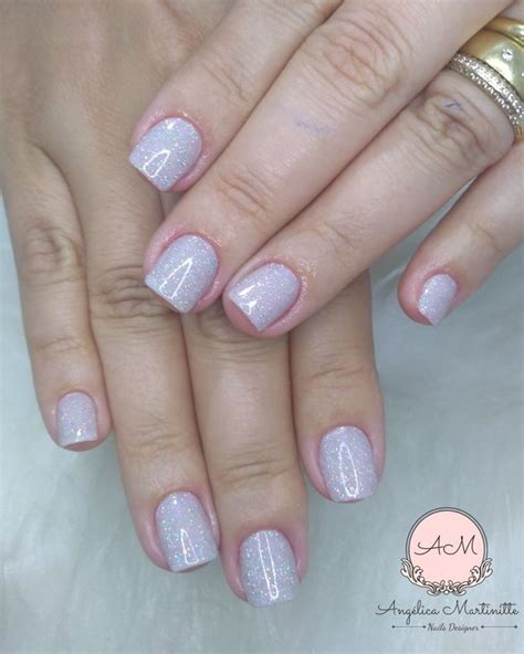 Unhas Claras Com Brilho - Unhas com brilho | Unhas, Unhas com brilho, Melhores unhas