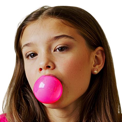 girl blowing bubble gum png  wallpaperscom