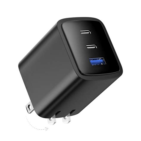 70W USB C Charger Block for MacBook Air MacBook Pro, 3-Port Wall