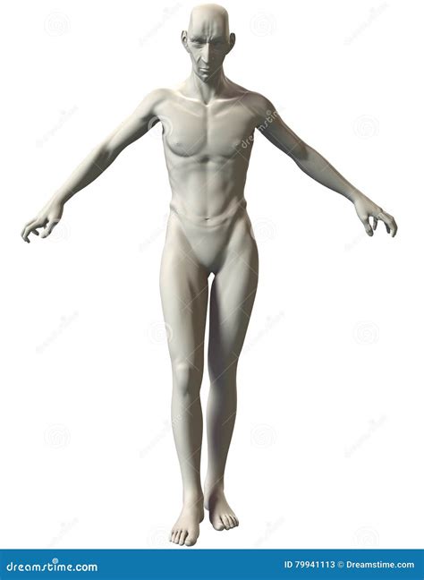 3D Villain Pose Reference Dramatic Stance Royalty-Free Stock