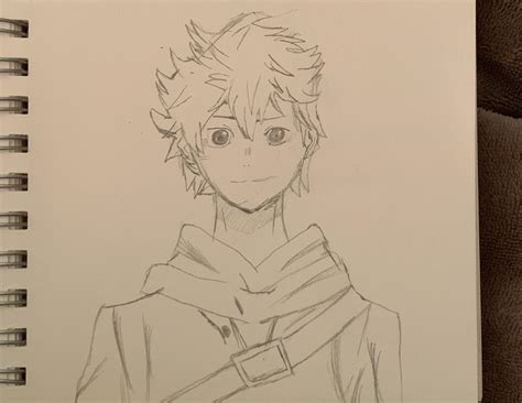 Hinata from Haikyuu : r/drawing