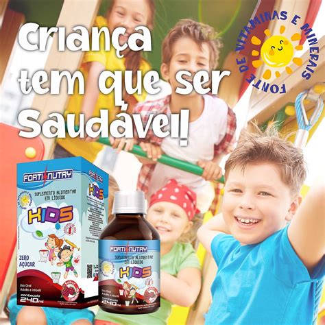 Suplemento Alimentar Para Crianças De 2 Anos - Fortinutry KIDS Suplemento Alimentar Líquido para Crianças - Fortinutry