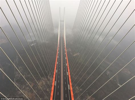 worlds highest bridge standing  feet  gorge opens